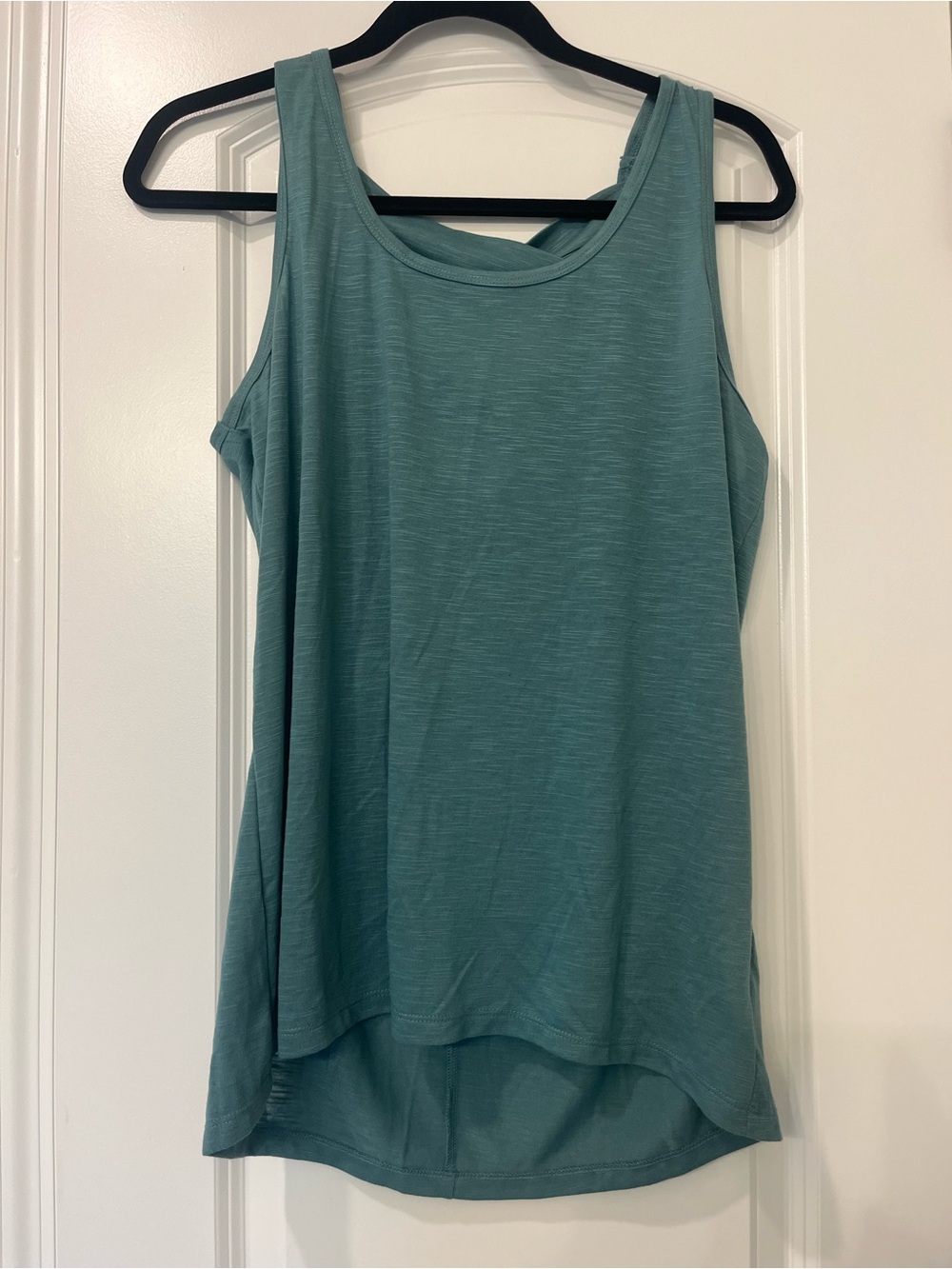 GAIAM Teal Scoop Neck Tank Top Womens Athletic wear shirt size large